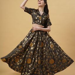 Inddus Girls Ready to Wear Lehenga &-image-65