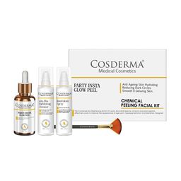 COSDERMA Party Insta Glow Chemical Peeling Facial Kit-10