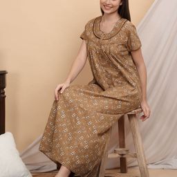 Sweet Dreams Printed Maxi Nightdress-image-67