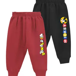 FRENCH KLEIDER Infant Boys Pack Of 2 Cartoon Characters Printed Mid Rise Joggers-23