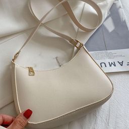 LULU & SKY PU Baguette Sling Bag-58
