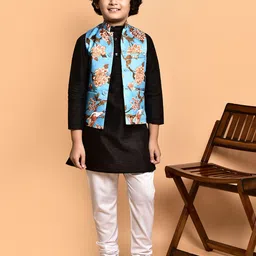 PRINTCULTR Boys Regular Kurta with Churidar-29