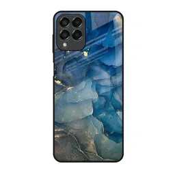 QRIOH Abstract Printed Samsung Galaxy M33 5G Back Case Mobile Accessories-image-94