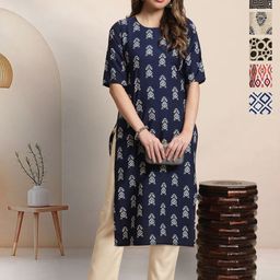 7Threads Women Pack Of 6 Ethnic Motifs Printed Daily Straight Kurtas-image-72