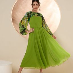 Antheaa Chiffon Maxi Dress-7
