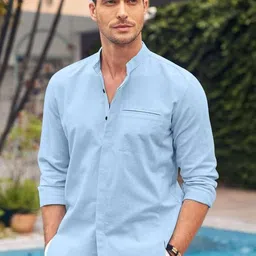 Bellstone Men Casual Solid Slim Fit Shirt-picture-34