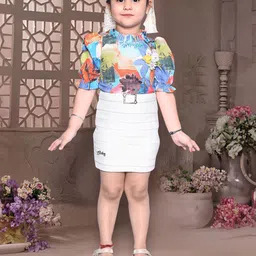 Little Needle Girls 1 Floral Print Sheath Dress-image-99