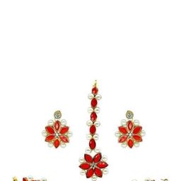 Anouk Women Red Jewellery Set-89