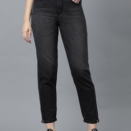 Code 61 Women Regular Fit High-Rise Light Fade Cropped Stretchable Jeans-image-32