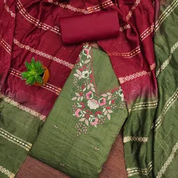 MANVAA Embellished Unstitched Dress Material-picture-22