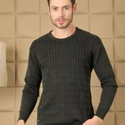 COBB Men Round Neck Open Knit Pullover-picture-7