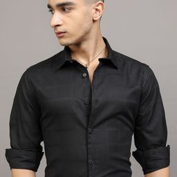 HIGHLANDER Men Slim Fit Opaque Casual Shirt-image-32