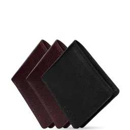 Hayes London Men Wallets Pack of 3 Genuine Leather with RFID Blocking-picture-49