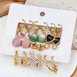 ATRAER Contemporary Studs Earrings-image-55