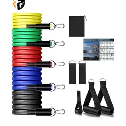 FirstFit Resistance Toning Tube Band With Handle Gym-image-4
