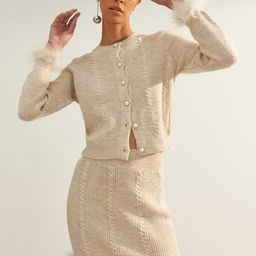 Trendyol Self Design Long Sleeves Top With Skirt Co-Ords-image-68