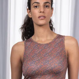 Soie Print Crop Top image 1