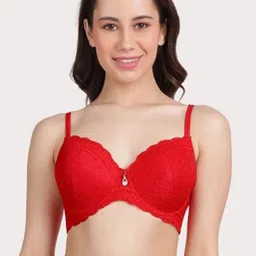 Susie Medium Coverage Underwired Lightly Padded Balconette Bra With All Day Comfort-16
