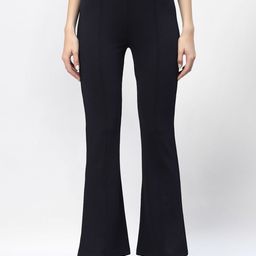 Popwings Women Relaxed Easy Wash Bootcut Trousers-image-25