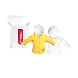VParents Unisex Multicolor Reversible Printed Hooded Baby Jacket-image-88