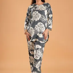 BAESD Printed Straight Tunic & Trousers Co-Ords-image-15