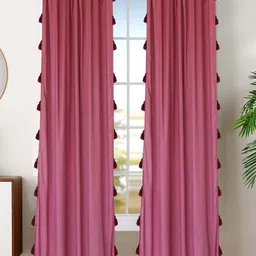 Dekor World Multicoloured Set of 2 Sheer Door Curtain-22