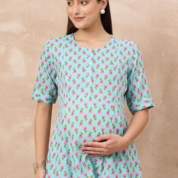 BAESD Floral Print Cotton Top-image-38