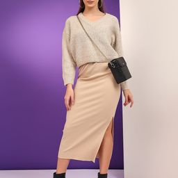 Kotty Women Cable Knit Crop Pullover-picture-27
