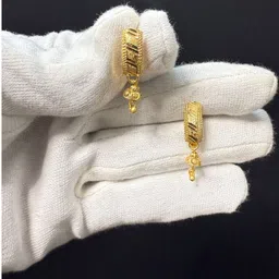 Anshenterpris Women Gold-Plated Brass Classic Drop Earrings-picture-46