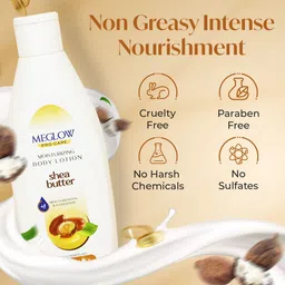 MEGLOW Set Of 2 Moisturizing Body Lotion With Shea Butter - 150 ml Each image 5