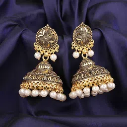 Anouk Contemporary Jhumkas Earrings-18