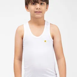 AMUL COMFY Boys Scoop Neck Innerwear Vests AC-SRN-VE-WHT-35-1PC-picture-28