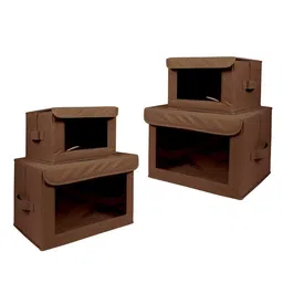 prettykrafts Brown 4 Pieces Reusable Multi-Utility Organisers-image-18