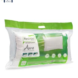 Recron Certified White Fibre Filled Ultra Soft Sleep Pillow-44