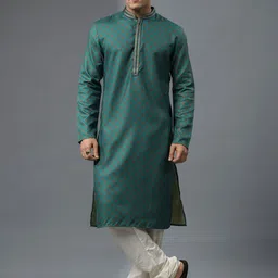 Ethnic India Men Geometric Kurta-image-125