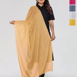 Moda Rapido Selection Of 5 Woven Design Tasselled Dupattas-picture-49