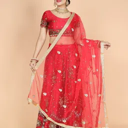 NAMASKAR Ethnic Motifs Embroidered Dupatta-picture-25
