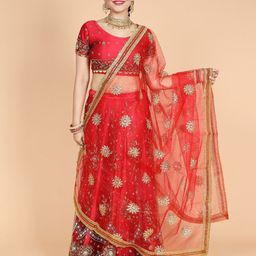 NAMASKAR Ethnic Motifs Embroidered Dupatta-image-28