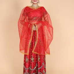 NAMASKAR Ethnic Motifs Embroidered Dupatta-picture-44
