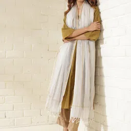 Fabindia Embroidered Dupatta with Gotta Patti-picture-15