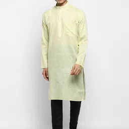 ROYAL KURTA Men Green Summer Sheers Kurta-picture-49