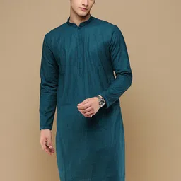 Sanwara Men Thread Work Summer Sheers Kurta-54