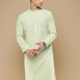Sanwara Men Thread Work Summer Sheers Kurta-26
