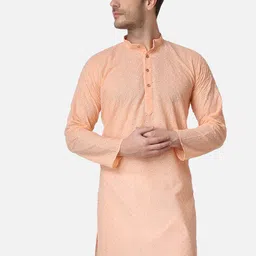 ROYAL KURTA Men Chikankari Cotton Summer Sheers Kurta-image-17