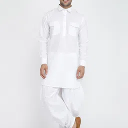 ROYAL KURTA Shirt Collar Pathani Kurta-26