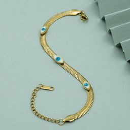 ARTKLIM Women Gold-Plated Link Bracelet-image-69