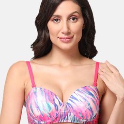 LOTUSLEAF Women Pink Bra-image-10