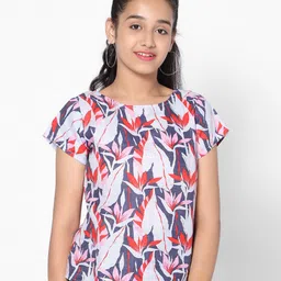 TeenTrums Floral Printed Linen Top-picture-41