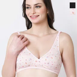 Inner Sense Pack Of 2 Floral Full Coverage Anti Microbial Maternity Bras-picture-51