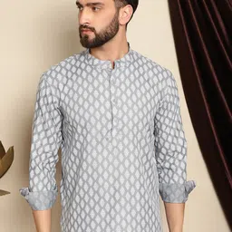 Anouk Men Ethnic Motifs Printed Flared Sleeves Kurta-picture-49